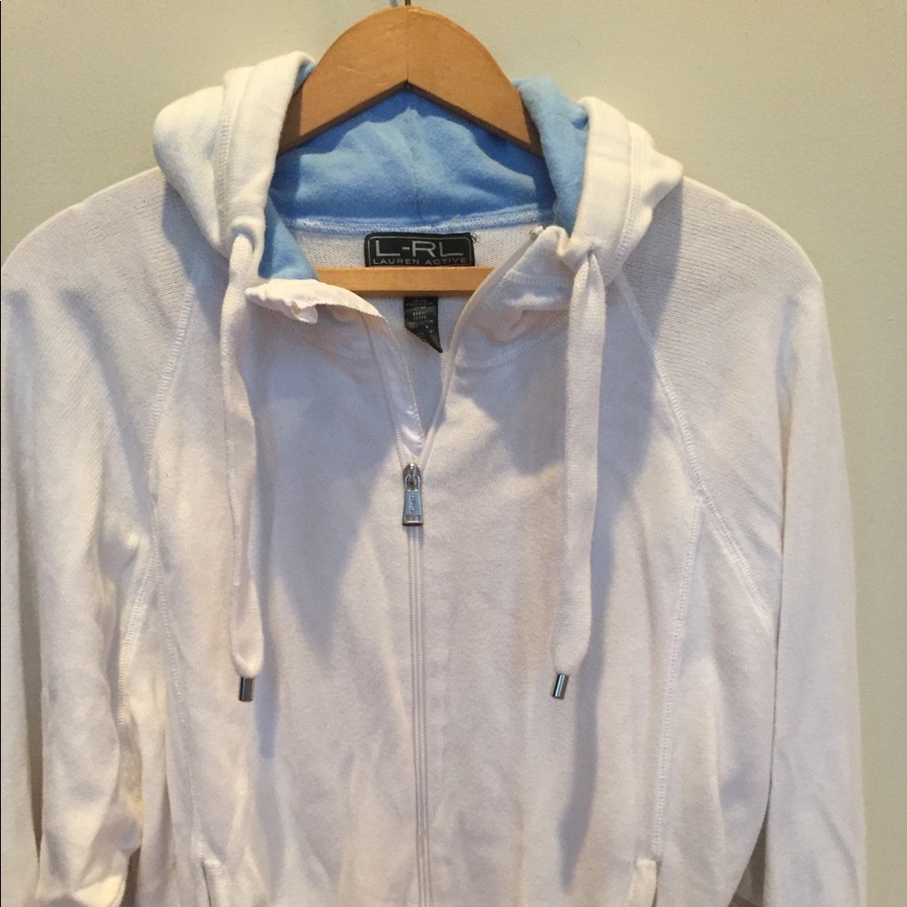 Cotton knit zip hoody